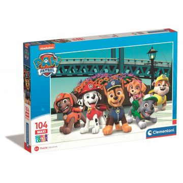 Puzzle Clementoni Maxi, Paw Patrol, 104 piese