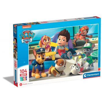 Puzzle Clementoni Maxi, Paw Patrol, 104 piese