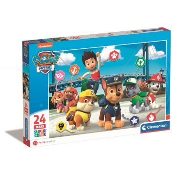 Puzzle Clementoni Maxi, Paw Patrol, 24 piese