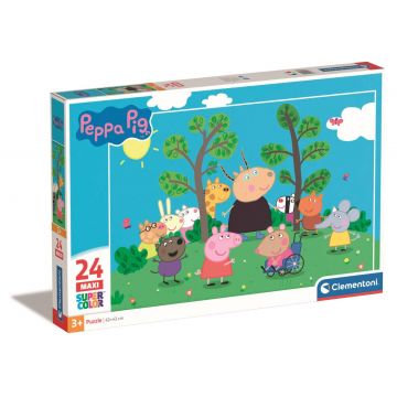 Puzzle Clementoni, Maxi, Peppa Pig, 24 piese