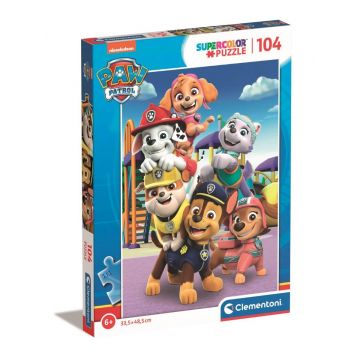 Puzzle Clementoni Paw Patrol, 104 piese