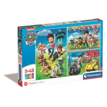 Puzzle Clementoni Paw Patrol, 3 x 48 piese