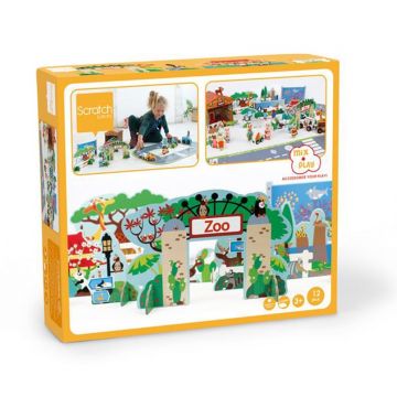 Puzzle, Scratch, Viata la Zoo, 12 piese