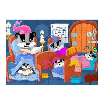 Puzzle Witty Puzzlezz, 100 piese, Ora de culcare