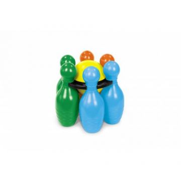 Set bowling pentru nisip, multicolor