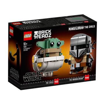 Lego Star Wars Mandolorianului si Baby Yoda 75317