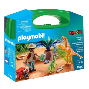 Playmobil PM70108 Set portabil Dinozauri