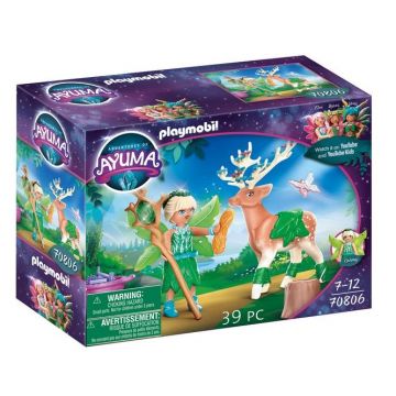 Playmobil PM70803 Forest Fairy cu animalul de suflet
