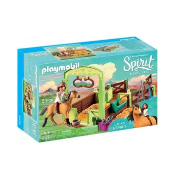 Playmobil PM9478 Spirit Spatiu ingrijire cai Lucky & Spirit