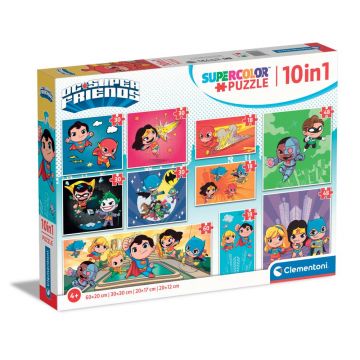 Puzzle 10 in 1 Clementoni DC Comics