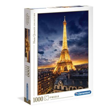 Puzzle 1000 piese Clementoni High Quality Collection Turnul Eiffel 39514