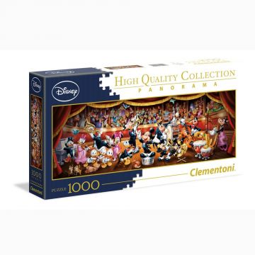 Puzzle 1000 piese Clementoni HQ Collection Panorma Disney Orchestra