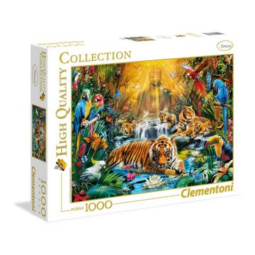 Puzzle 1000 piese Clementoni Mystic Tigers