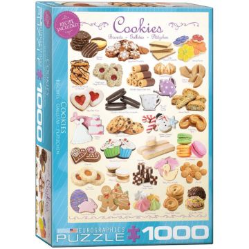 Puzzle 1000 piese Eurographics Cookies Prajituri