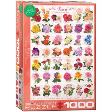 Puzzle 1000 piese Eurographics Roses