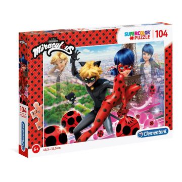 Puzzle 104 piese Clementoni Miraculous