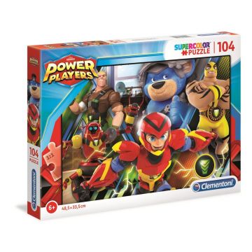 Puzzle 104 piese Clementoni Power Players 27155