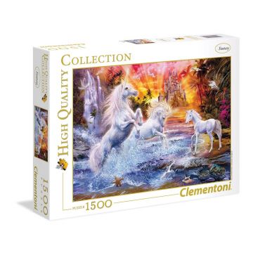 Puzzle 1500 piese Clementoni Wild Unicorns