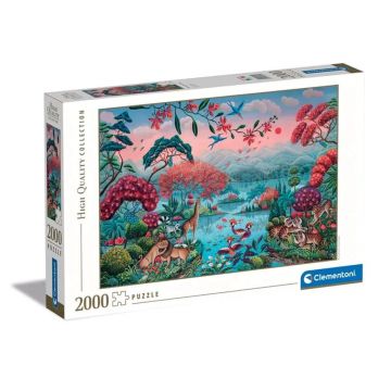 Puzzle 2000 piese Clementoni High Quality Collection The Peaceful Jungle