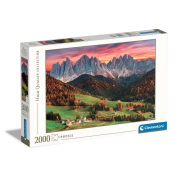 Puzzle 2000 piese Clementoni High Quality Collection Val Di Funes