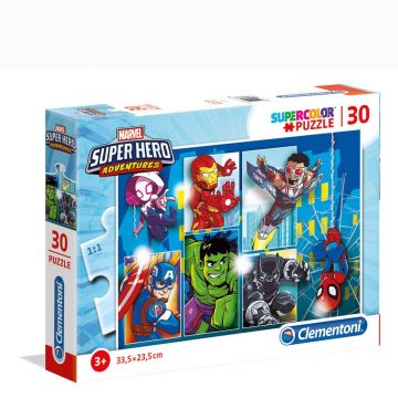 Puzzle 30 piese Clementoni Marvel Super Hero Adventures