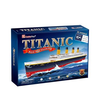 Puzzle 3D Cubic Fun 113 piese Titanic