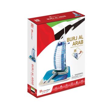 Puzzle 3D Cubic Fun 44 piese Burj-Al-Arab