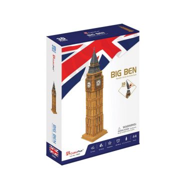 Puzzle 3D Cubic Fun 47 piese Big Ben