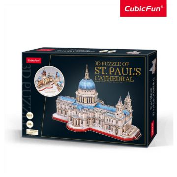 Puzzle 3d Cubic Fun Catedrala Sfantul Paul 643 piese
