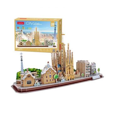 Puzzle 3D Cubic Fun City Line Barcelona