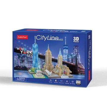 Puzzle 3D Cubic Fun City Line New York City