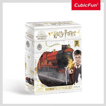 Puzzle 3d Cubic Fun Harry Potter Expresul de Hogwarts 180 piese