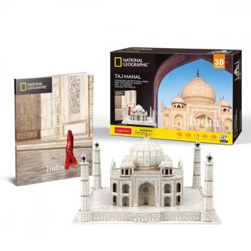 Puzzle 3D Cubic Fun National Geographic India Taj Mahal