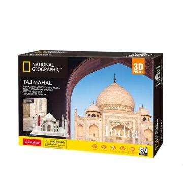 Puzzle 3D Cubic Fun National Geographic India Taj Mahal