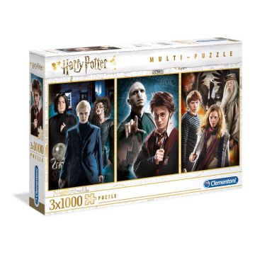 Puzzle 3x1000 piese Clementoni Harry Potter 61884