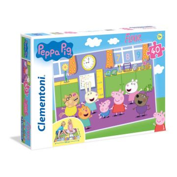 Puzzle de podea 40 piese Clementoni Peppa Pig