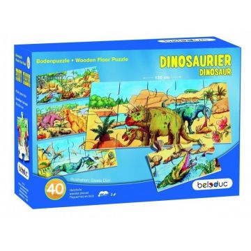 Beleduc - Puzzle de podea Dino