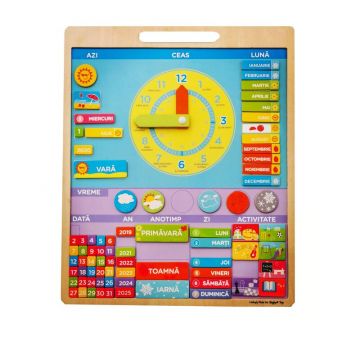 BigJigs - Calendar magnetic vremea - limba romana
