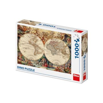 Dino - Toys - Puzzle Harta istorica, 1000 piese