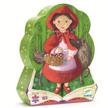 Djeco - Puzzle Scufita rosie