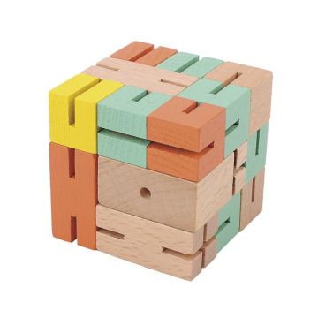 Fridolin - Joc logic 3D puzzle Boy, Verde