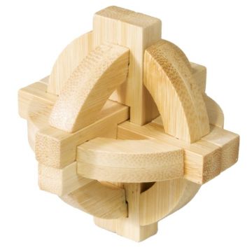 Fridolin - Joc logic din lemn de bambus Disc dublu