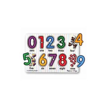 Melissa & Doug - Puzzle lemn Cifrele Melissa and Doug