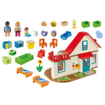 Playmobil - 1.2.3 Casa Familiei