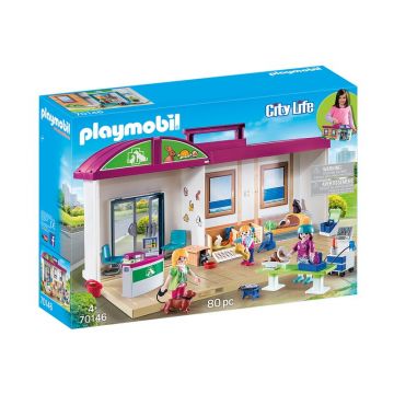 Playmobil - Set Mobil Clinica Veterinara