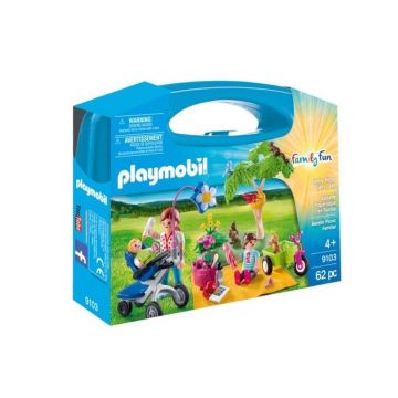 Playmobil - Set portabil Picnic in familie