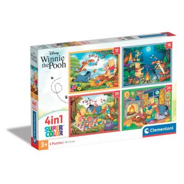 Puzzle 4 in 1 Clementoni Disney Winnie The Pooh 21514