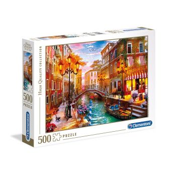 Puzzle 500 piese Clementoni Sunset Over Venice