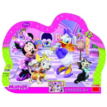 Puzzle cu rama - Minnie si Daisy (25 piese)
