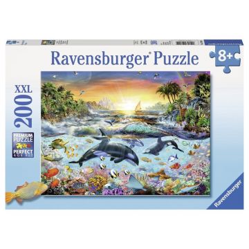 Puzzle Paradisul Delfinilor, 200 Piese